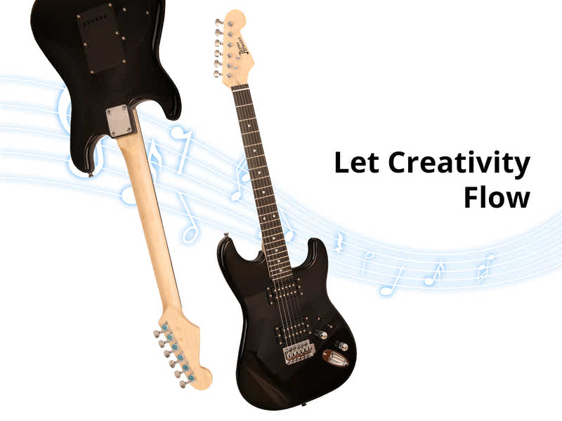 Electric Guitar Black