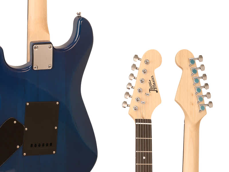 Electric Guitar Blue White