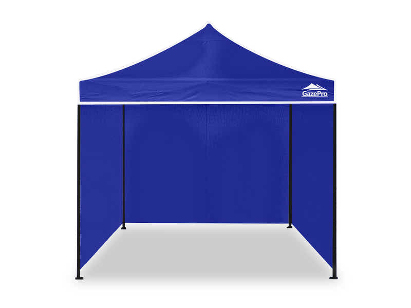 Gazebo with Silver-Coated Roof 3m x 3m - Blue