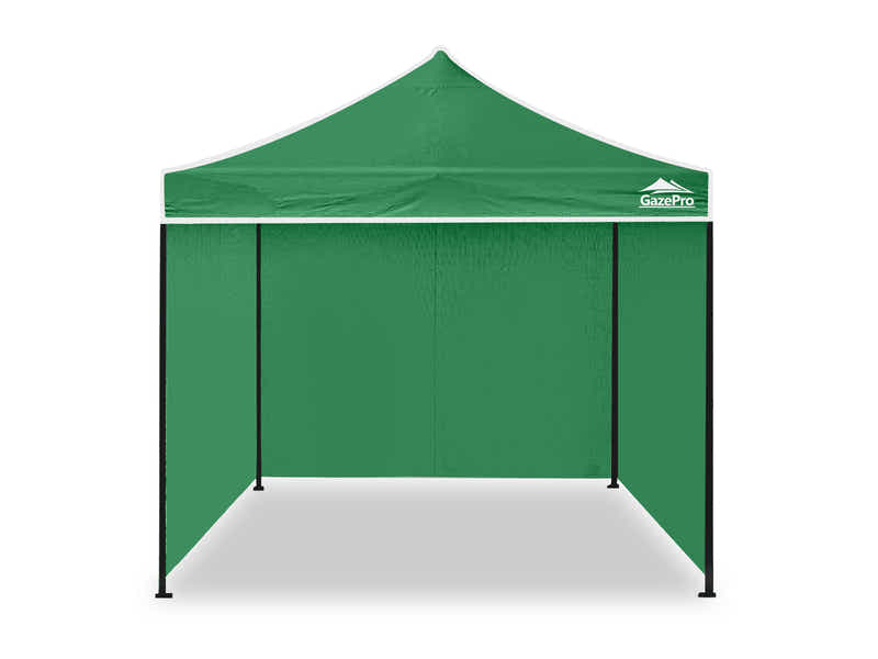 DS Gazebo with Silver-Coated Roof 3m x 3m - Green