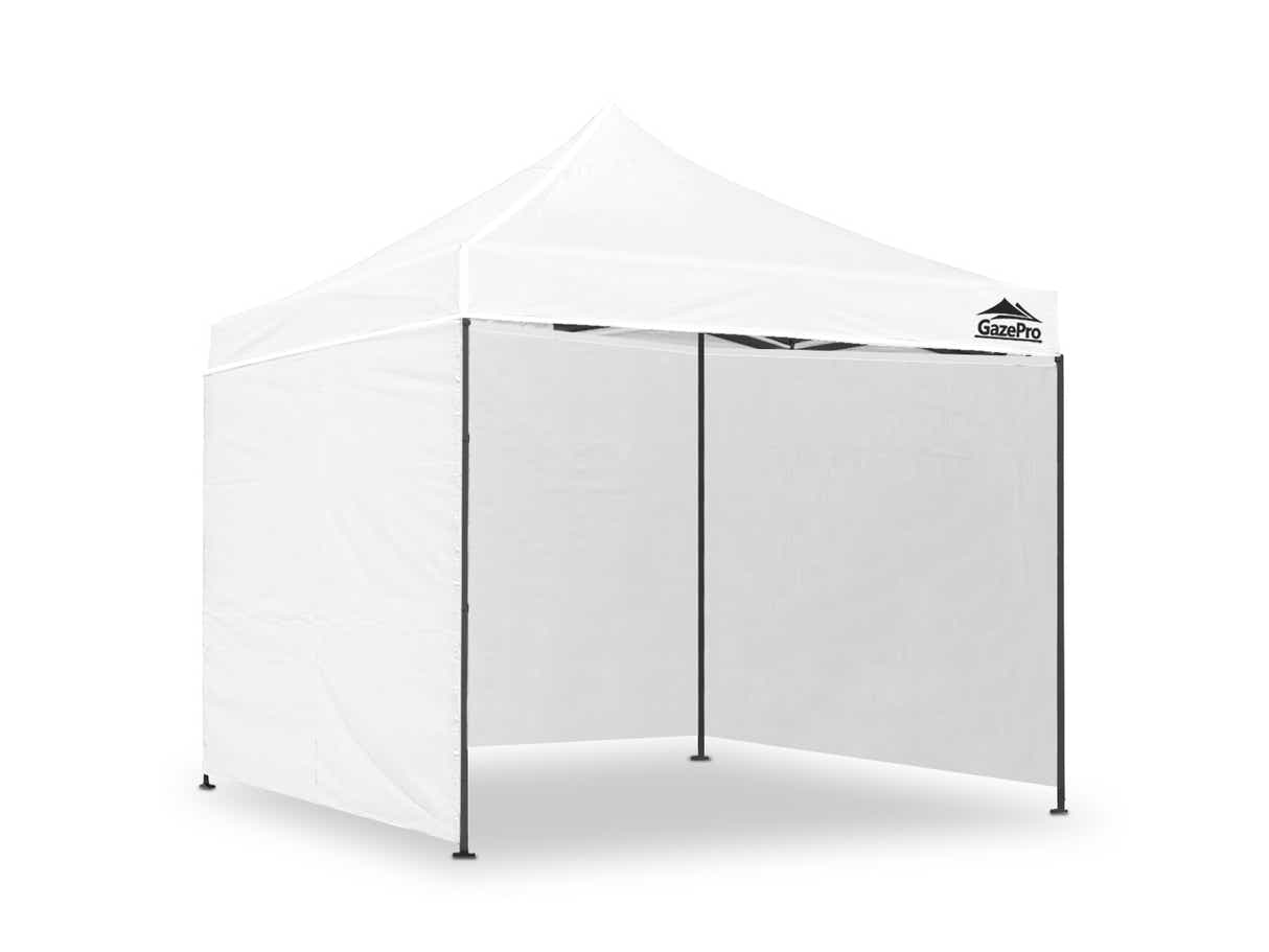 Gazebo with Silver-Coated Roof 3m x 3m - White