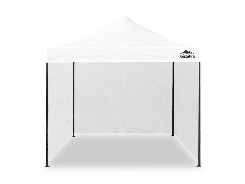 DS Gazebo with Silver-Coated Roof 3m x 3m - White