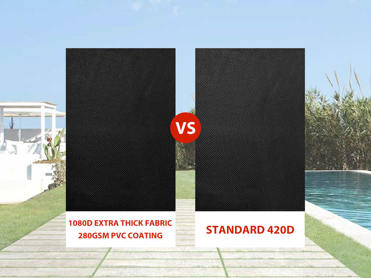 Heavy-Duty Gazebo 3m x 6m - Black