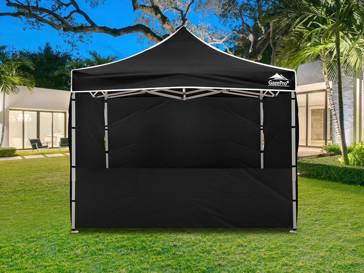 Heavy-Duty Gazebo 3m x 3m - Black