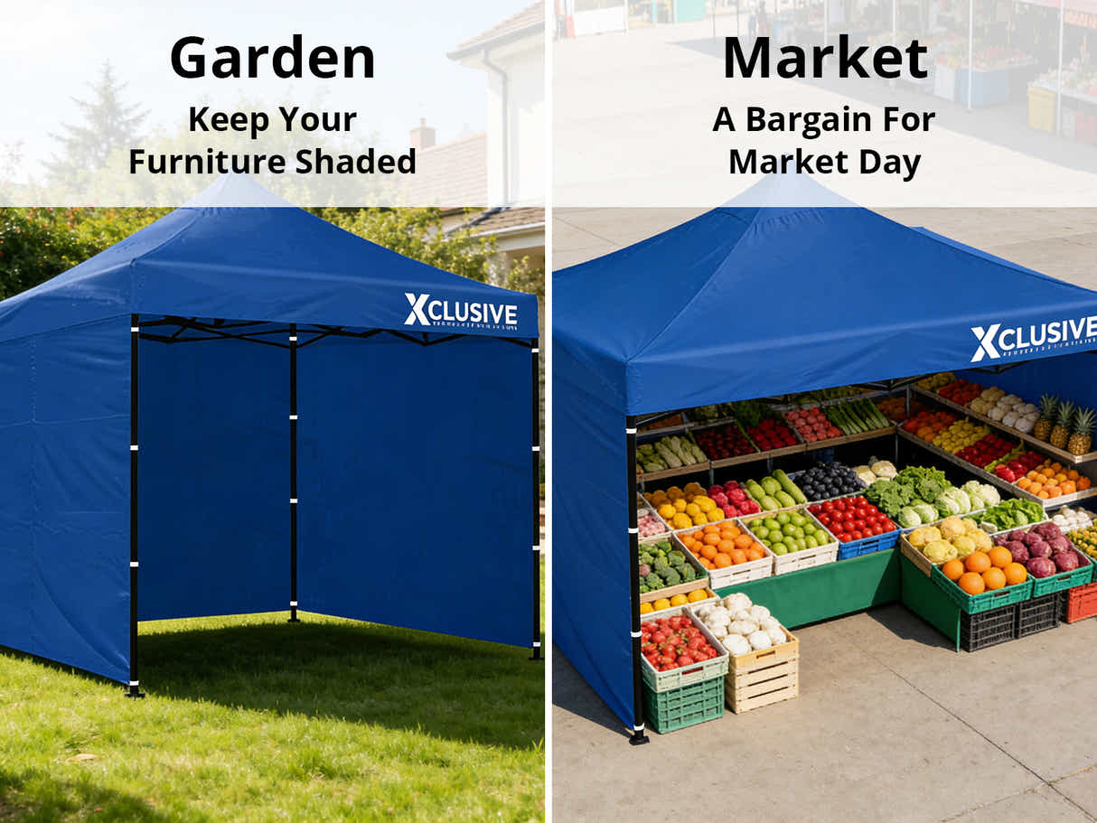 Xclusive Gazebo with Carry Bag 3m x 3m - Blue