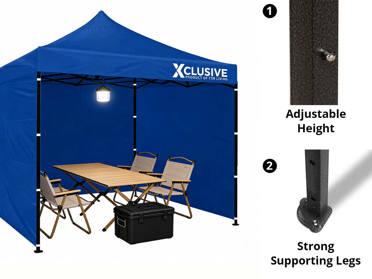 Xclusive Gazebo with Carry Bag 3m x 3m - Blue