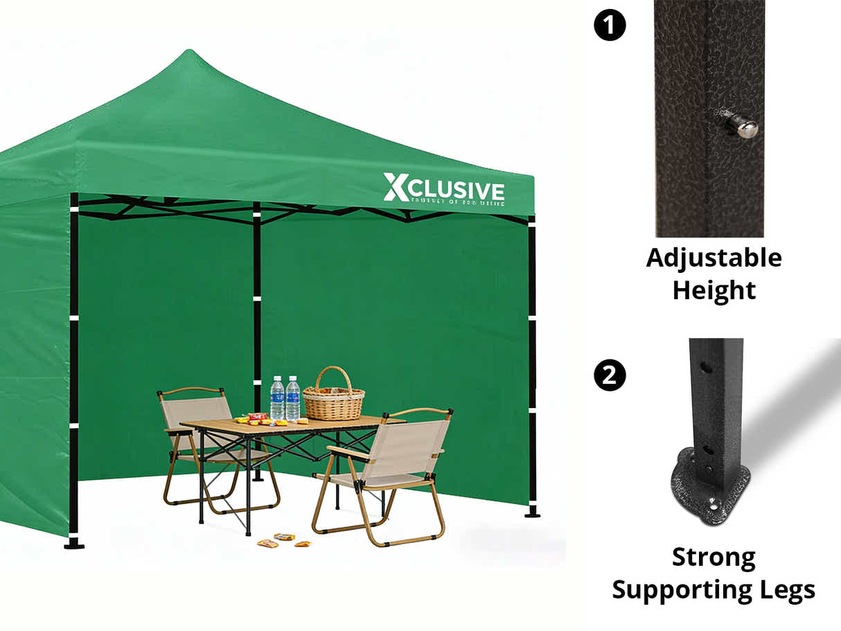 DS Gazebo D Exclusive 3x3m GREEN