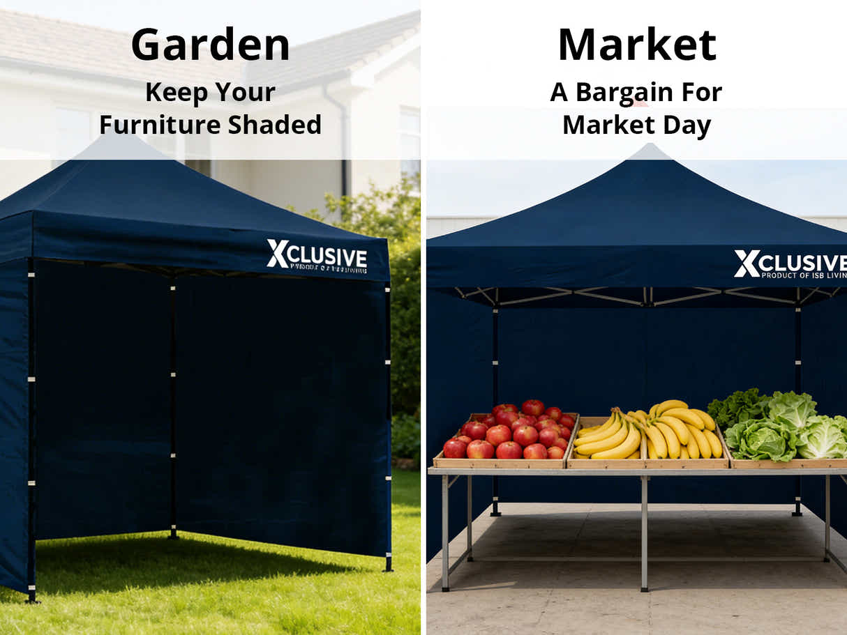 Xclusive Gazebo with Carry Bag 3m x 3m - Navy
