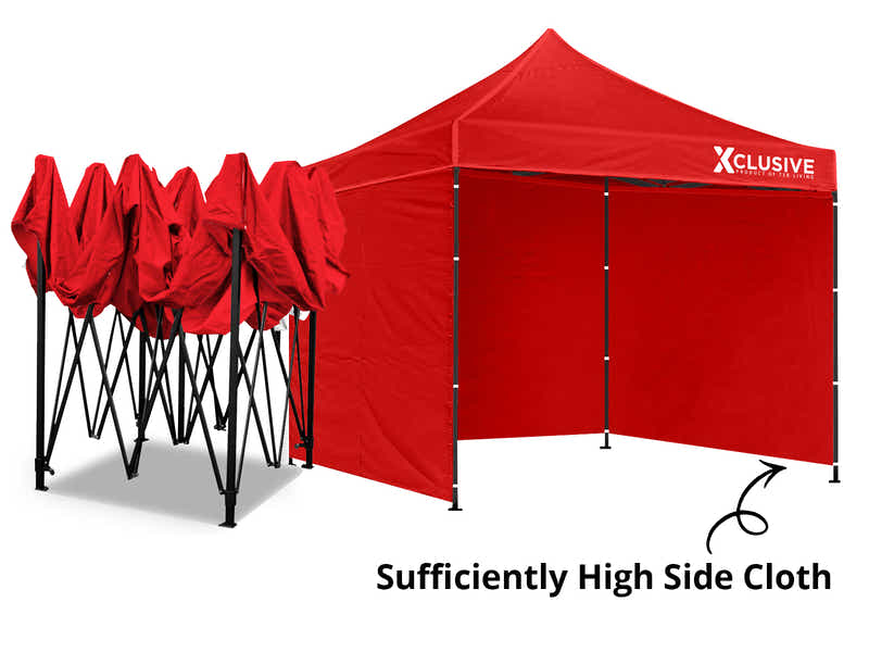 Xclusive Gazebo D Exclusive 3x3m RED