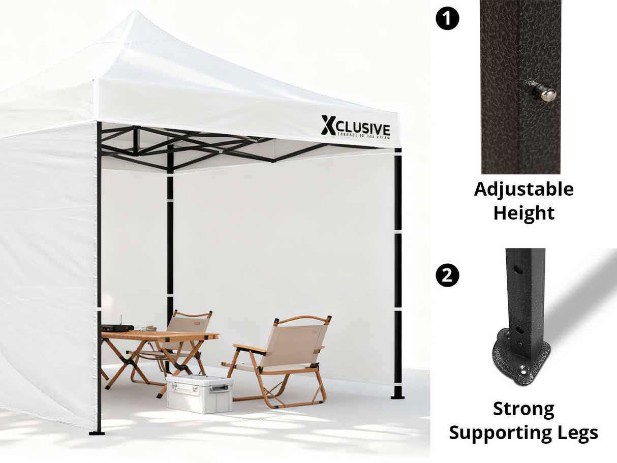 Xclusive Gazebo with Carry Bag 3m x 3m - White