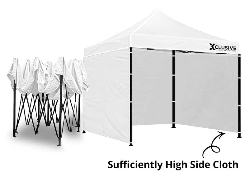 Xclusive Gazebo D 3x3m WHITE with bonus carry bag