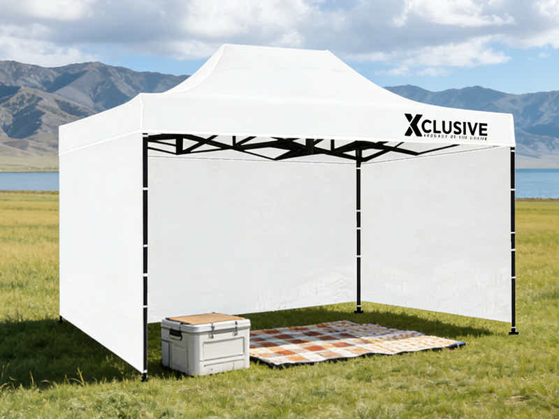 Xclusive Gazebo D 3x4.5m WHITE