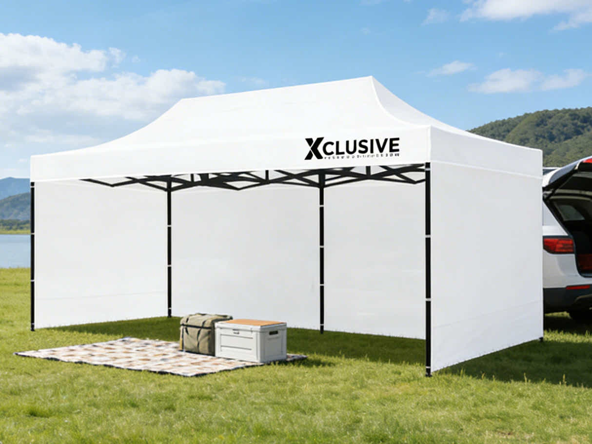 Xclusive Gazebo with Carry Bag 3m x 6m - White