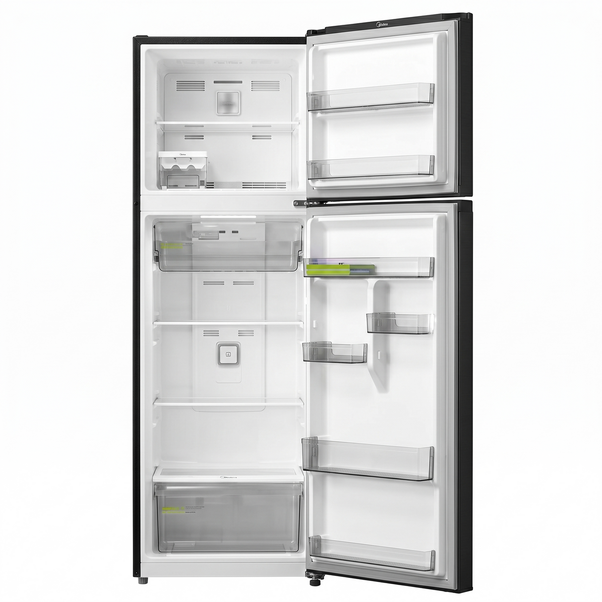 T Midea 338L Top Mount Fridge Freezer