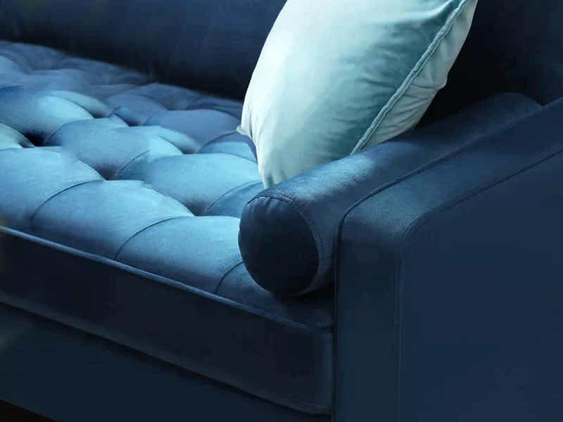 Gyllene Velvet Sofa Set - Blue