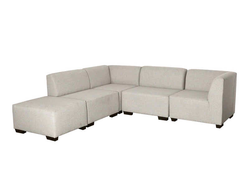 DS NZ Made Andy Corner Sofa with Ottoman - Kido Marble
