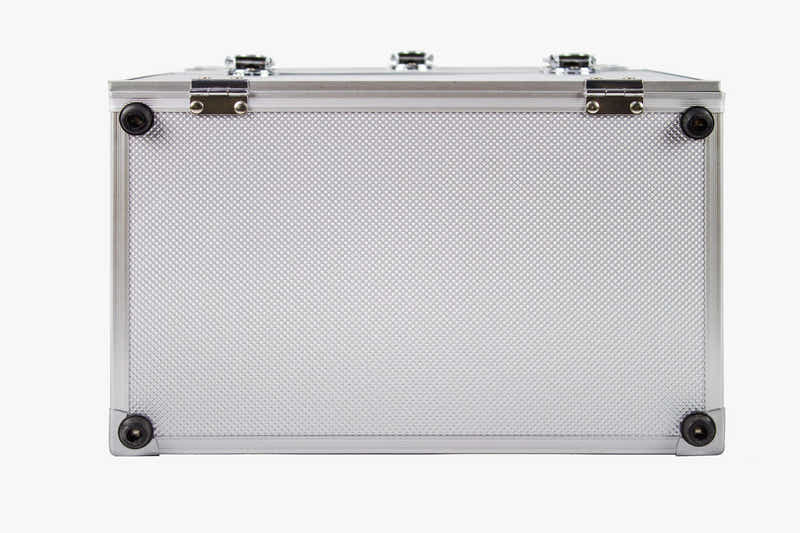 Makeup Case Silver With Drawer