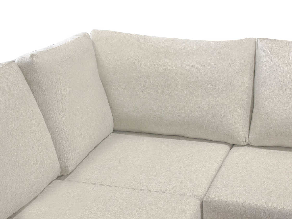 DS NZ Made Bhumi Corner Sofa with Ottoman - Kido Marble