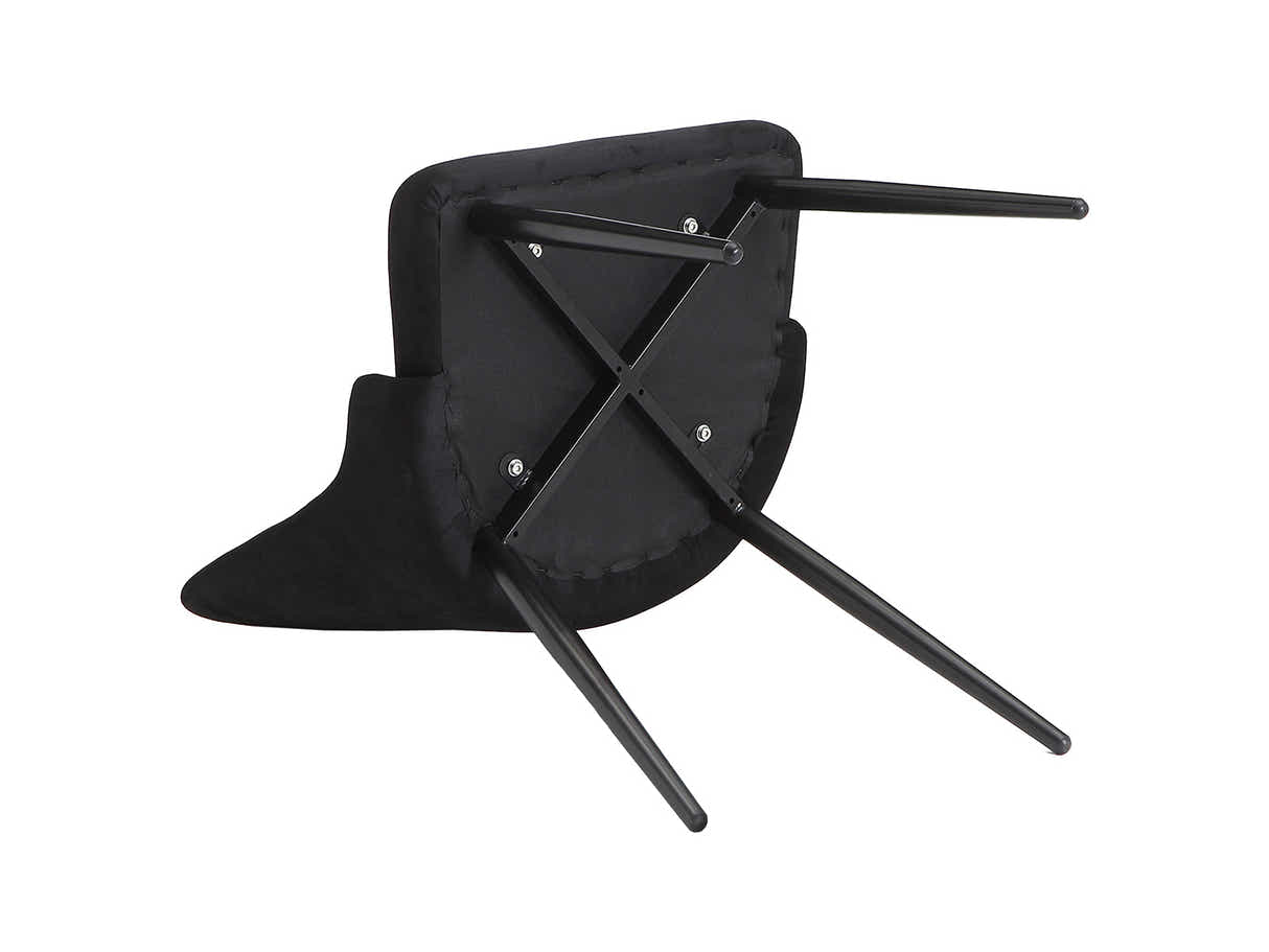 DS Dining Chair HCD Velvet Black X2
