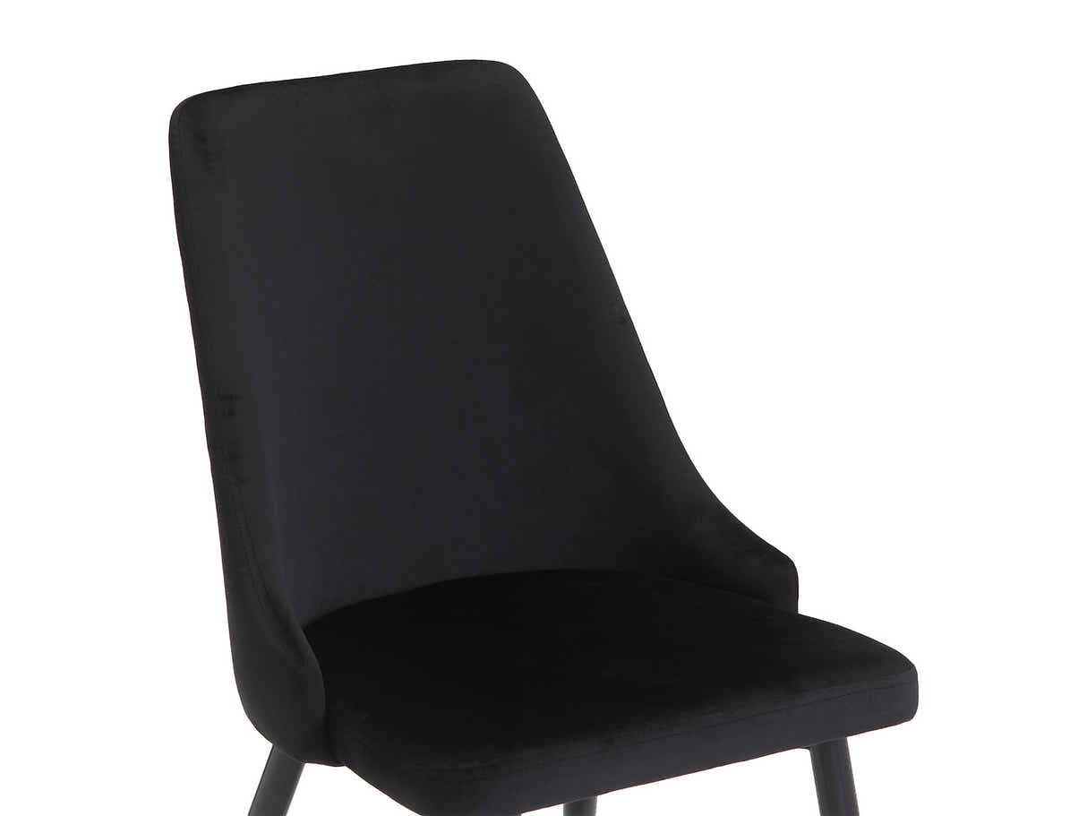 DS Dining Chair HCD Velvet Black X2