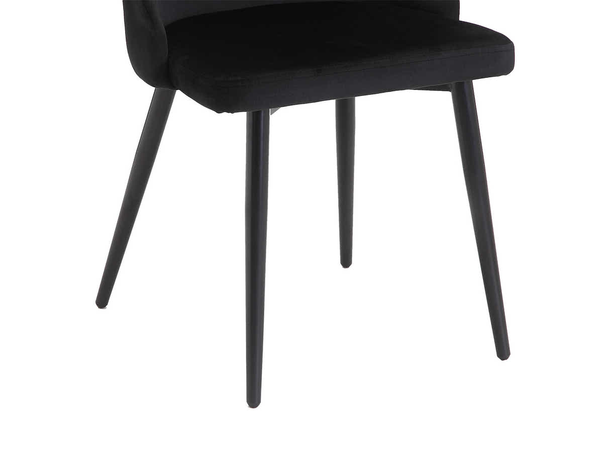 DS Dining Chair HCD Velvet Black X2