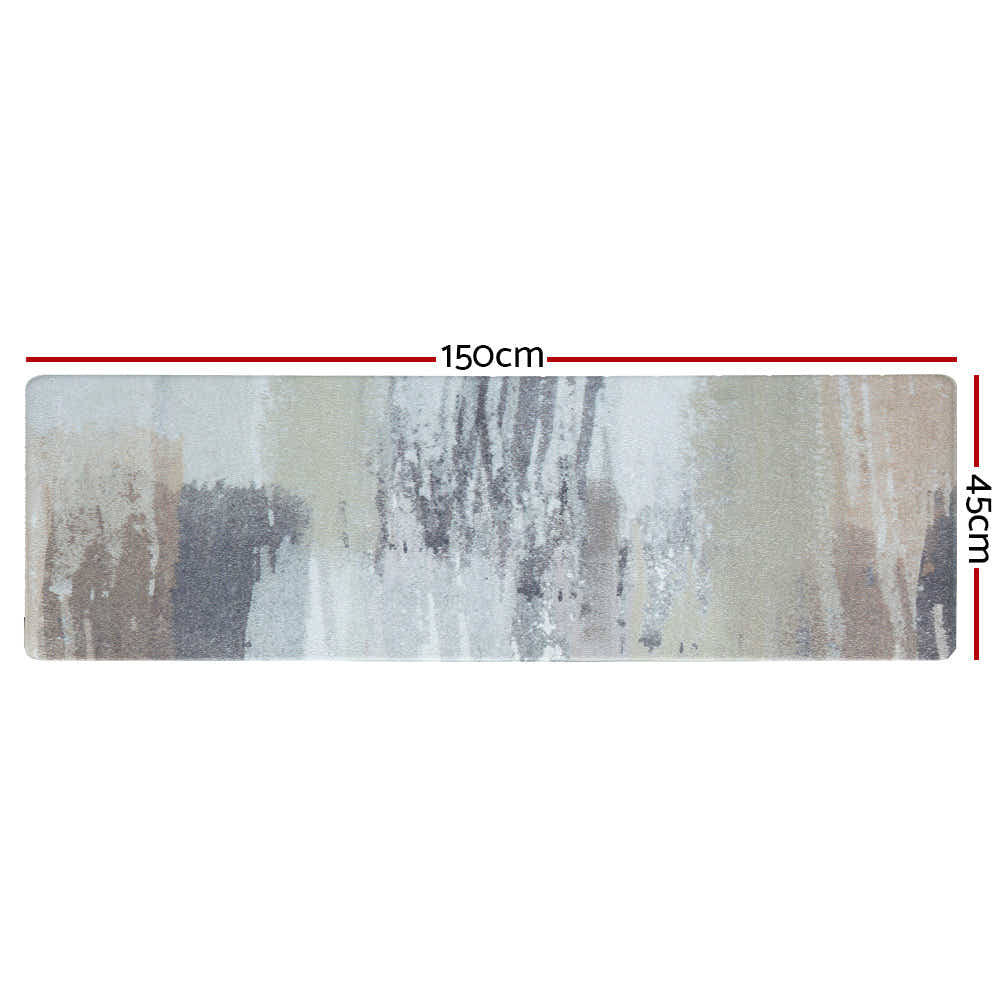 DS NA Artiss Kitchen Mat 45x150cm PVC Floor Rug Carpet Non-slip Lydia