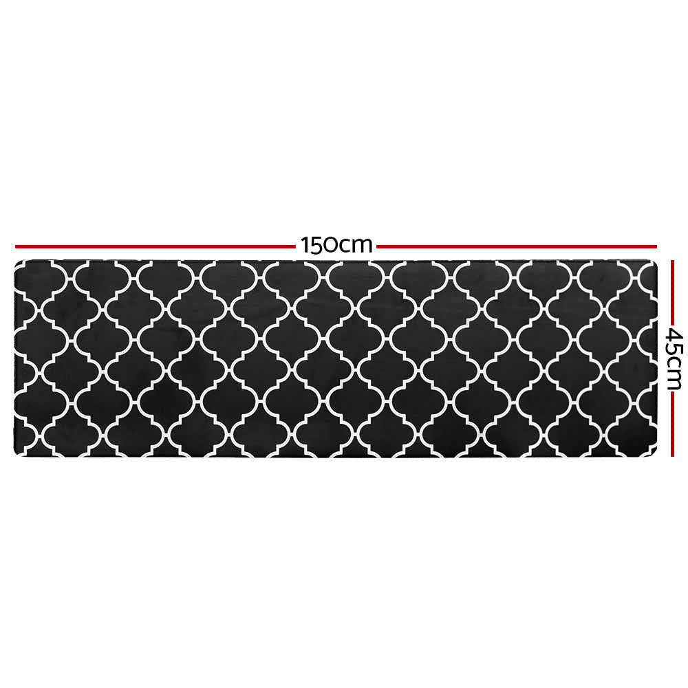 DS NA Artiss Kitchen Mat 45x150cm PVC Floor Rug Carpet Non-slip Gina