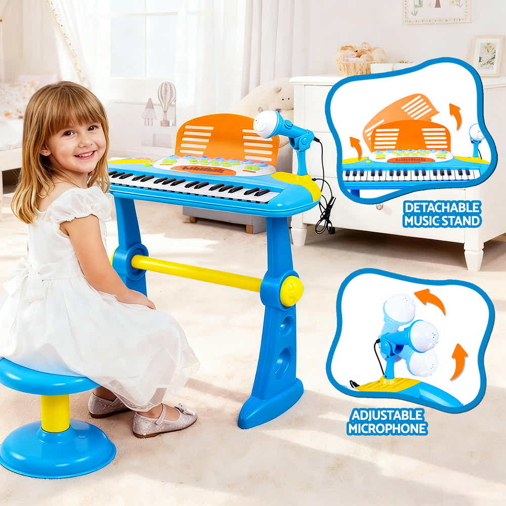 DS NA Keezi Kids Piano Keyboard 37 Keys Electronic Musical Instrument Set