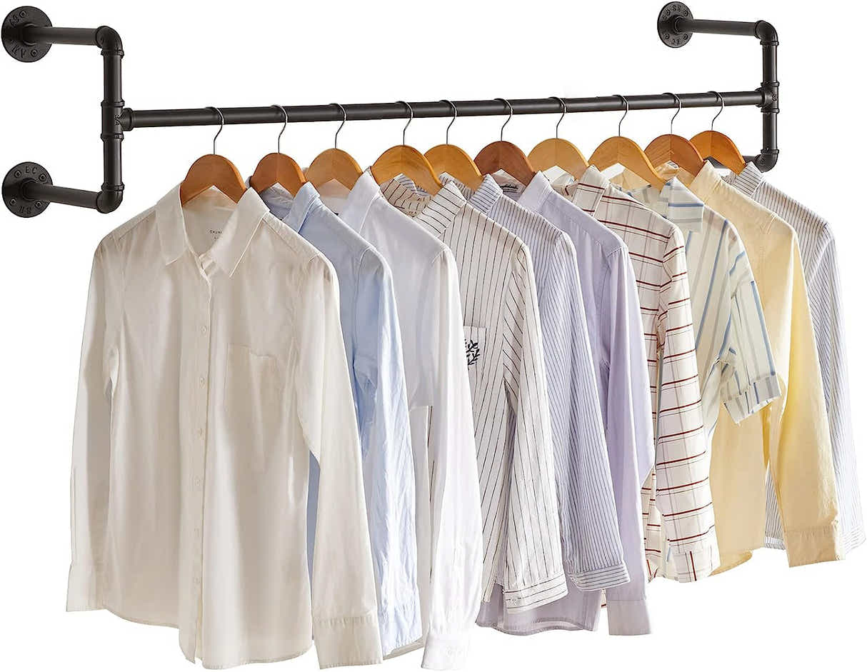 DS BS Industrial Pipe Garment Bar - 115CM