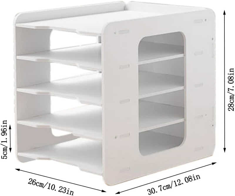 DS BS Desktop A4 Paper File Storage Organizer Holder