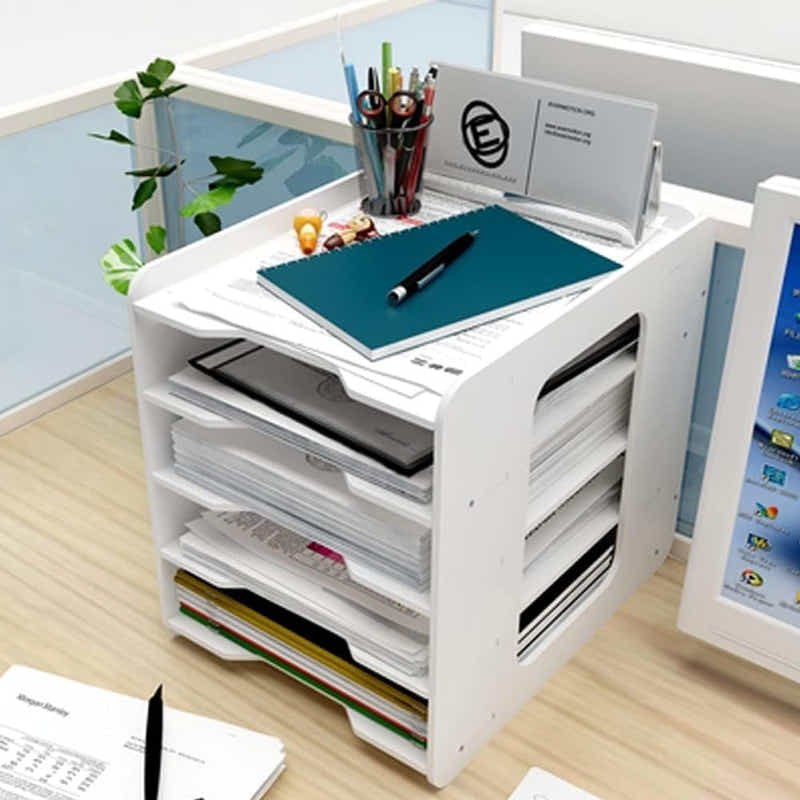DS BS Desktop A4 Paper File Storage Organizer Holder