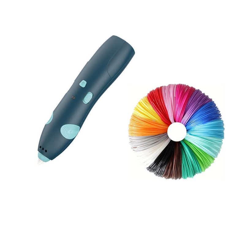 DS BS 3D Pen Printing Set For Kid 56M Filament Refill-Blue
