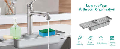 DS BS 2Pack Upgraded Silicone Faucet Splash Guard