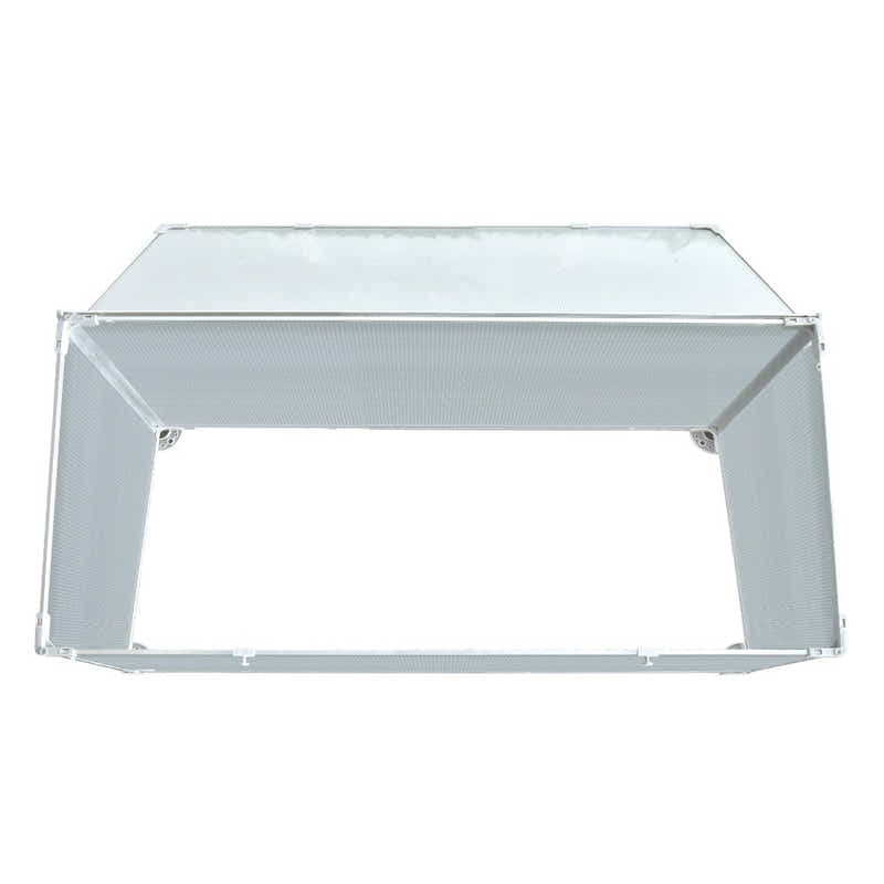 DS BS Mini Aluminum Frame Greenhouse with Roof Vent L120xW51xH51cm