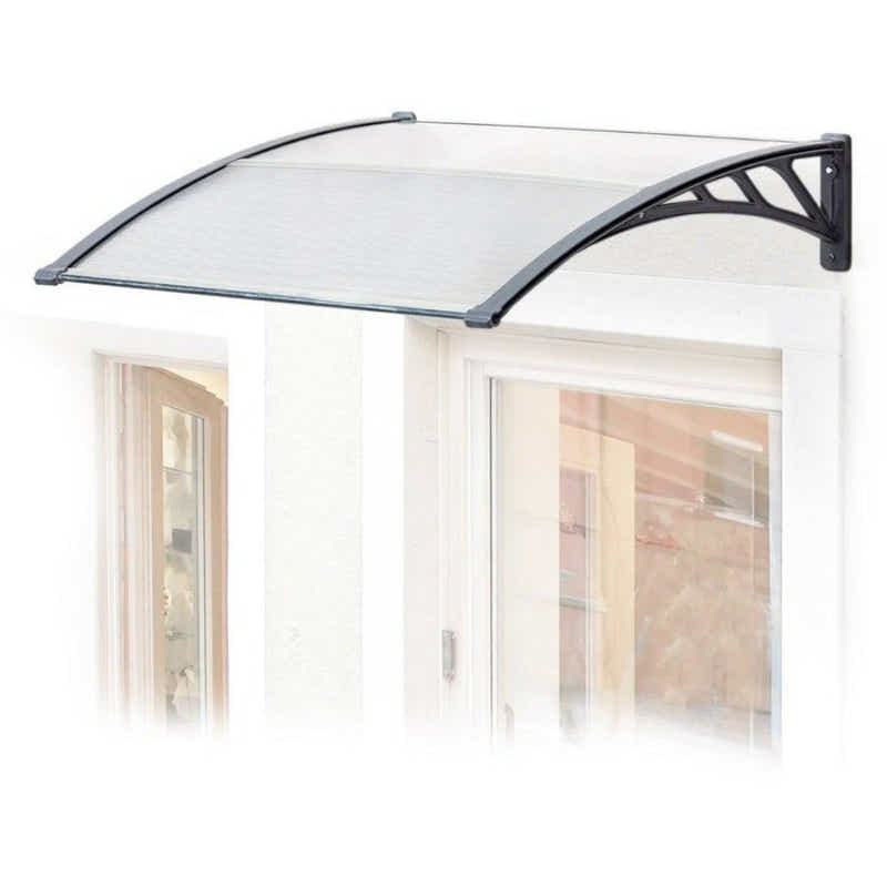 DS BS Door Awning Canopy 100x120cm – Outdoor Front Door Window Rain Shelter