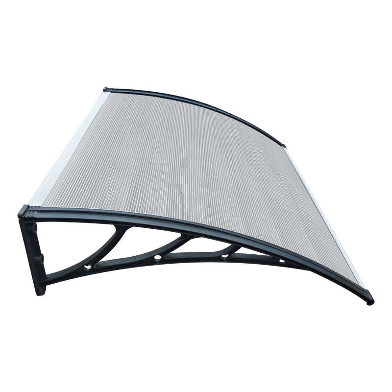 DS BS Door Awning Canopy 100x120cm – Outdoor Front Door Window Rain Shelter