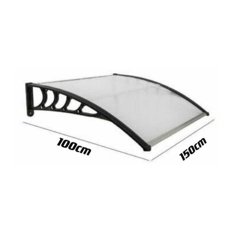 DS BS Door Awning Canopy 100x150cm – Outdoor Front Door Window Rain Shelter