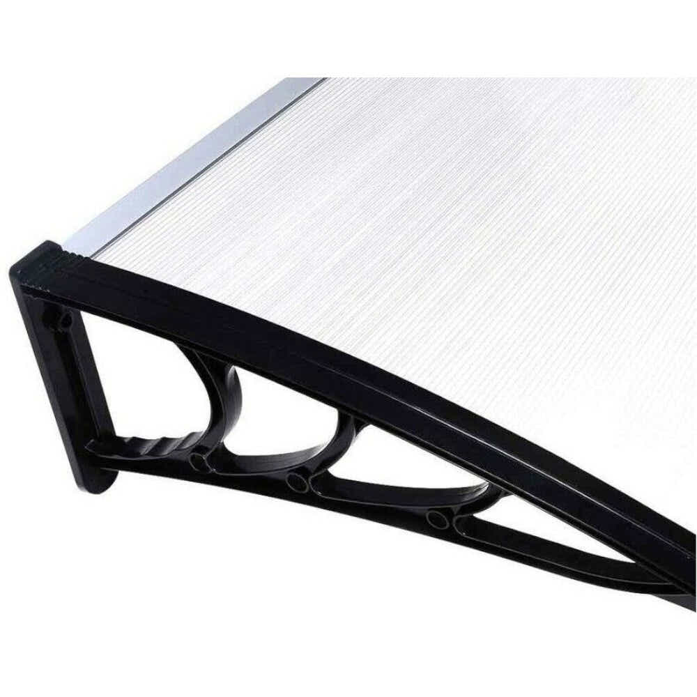 DS BS Door Awning Canopy 100x200cm – Outdoor Front Door Window Rain Shelter