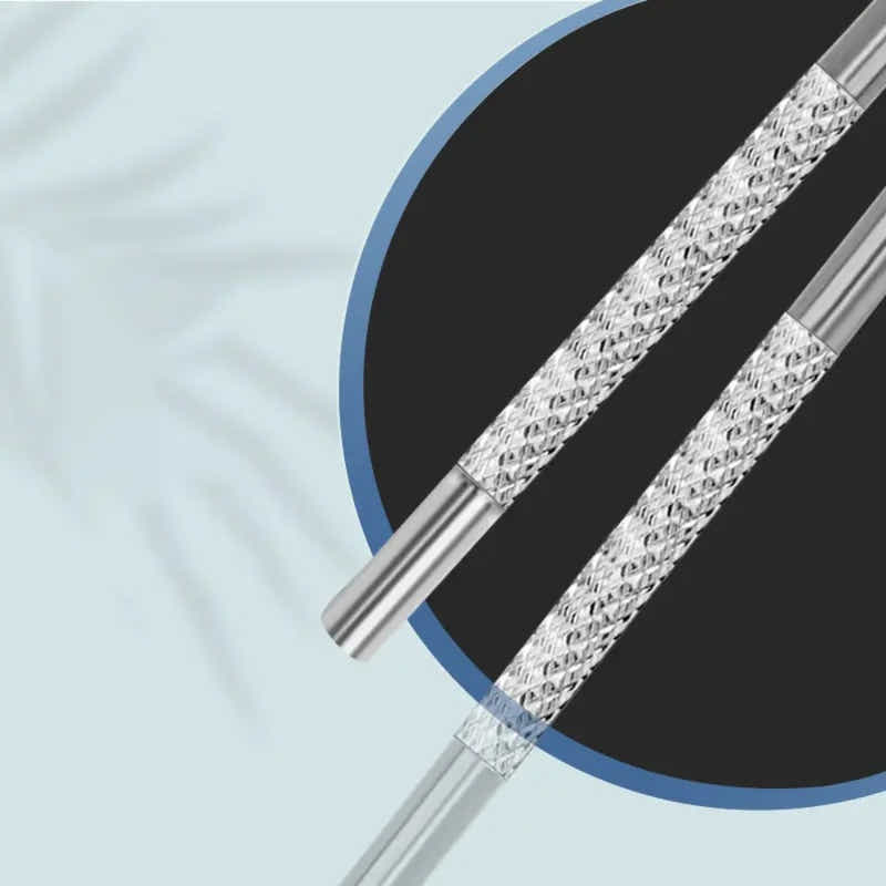 DS BS 7 Pcs Reusable Titanium Toothpick Set