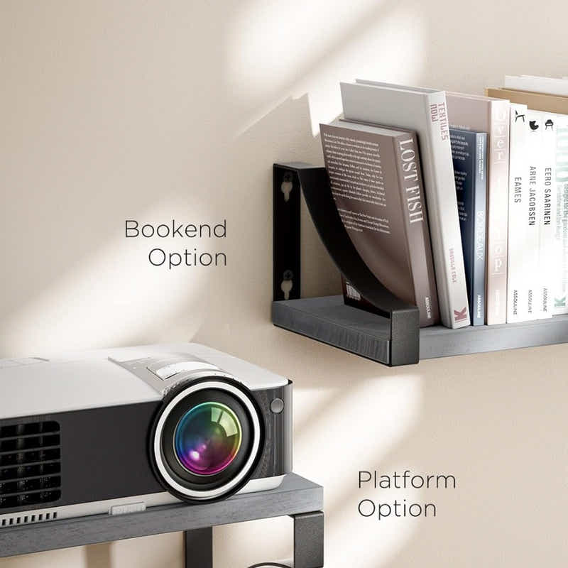 DS BS Floating Shelves Wall Mounted Set of 3-Grey