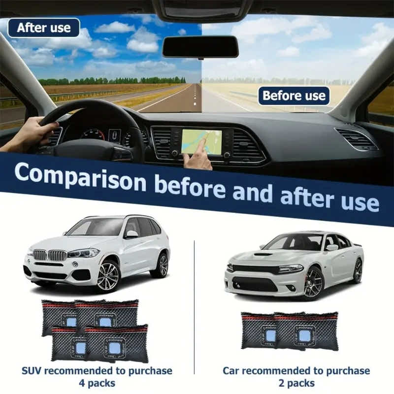 DS BS 2 Pack Reusable Dehumidifier Bags with Humidity Indicator MoistureAbsorber