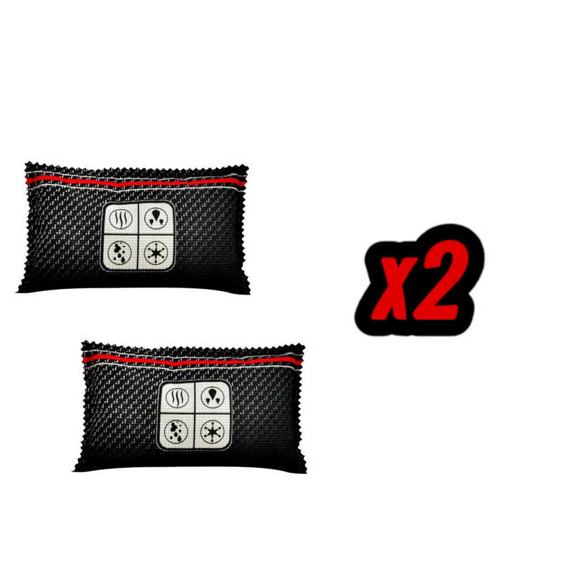 DS BS 2 Pack Reusable Dehumidifier Bags with Humidity Indicator MoistureAbsorber