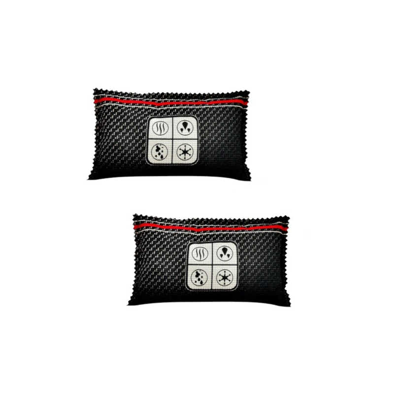 DS BS 2 Pack Reusable Dehumidifier Bags with Humidity Indicator MoistureAbsorber