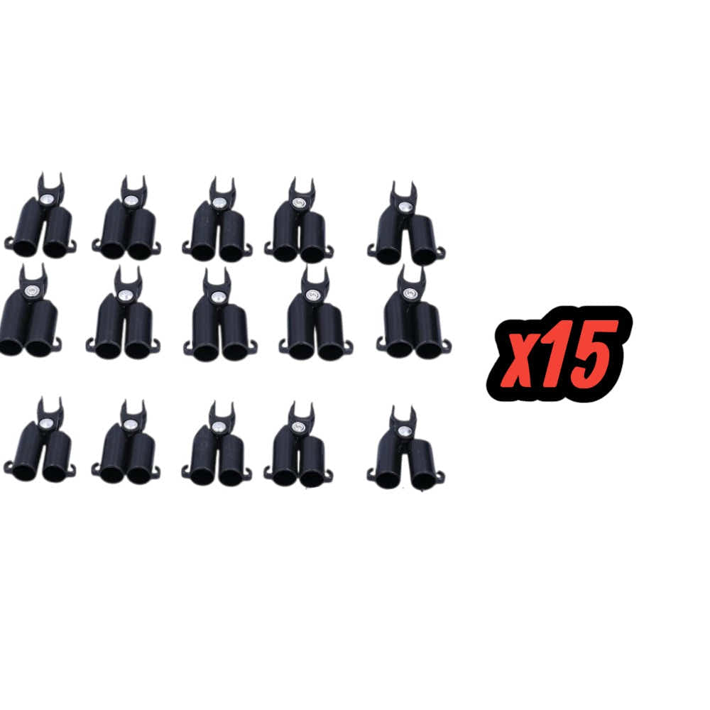 DS BS 15Pcs 16MM Garden Stakes Connector Clip B-Type