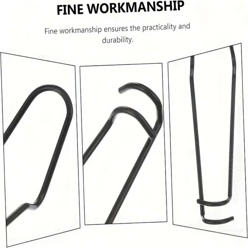 DS BS 50pcs 16mm Steel Wire Garden Stakes Plant Support Clips