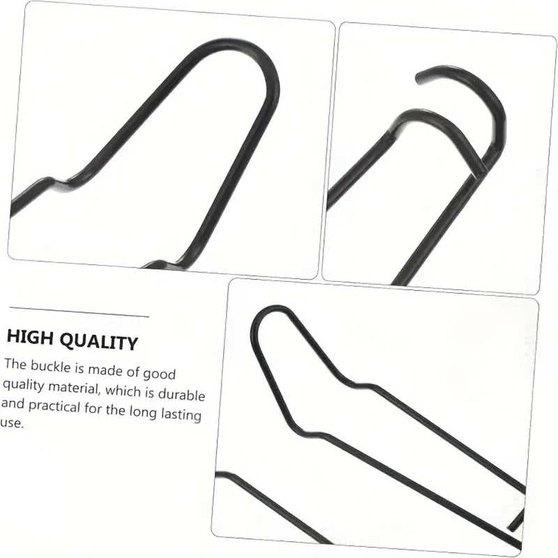 DS BS 50pcs 16mm Steel Wire Garden Stakes Plant Support Clips