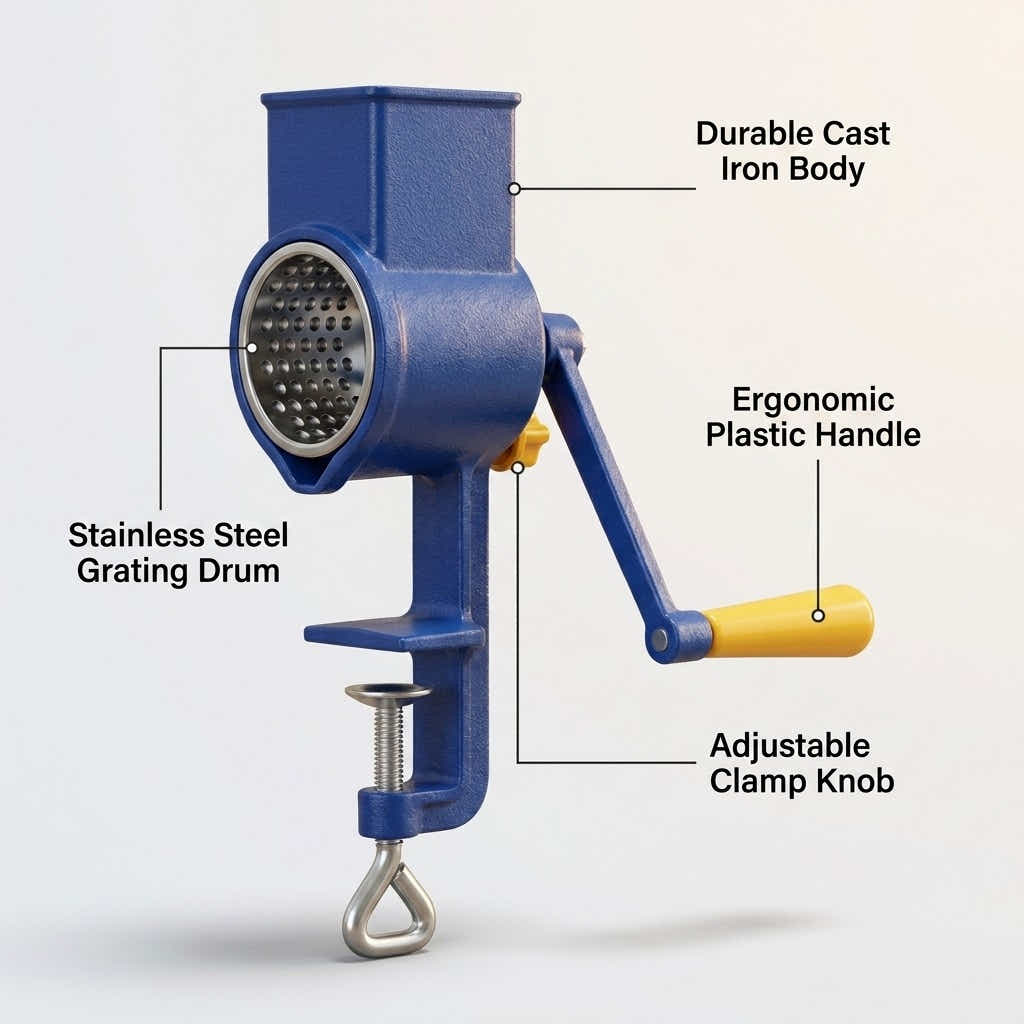 DS BS Manual Hand Spice & Coffee Grinder | Blue