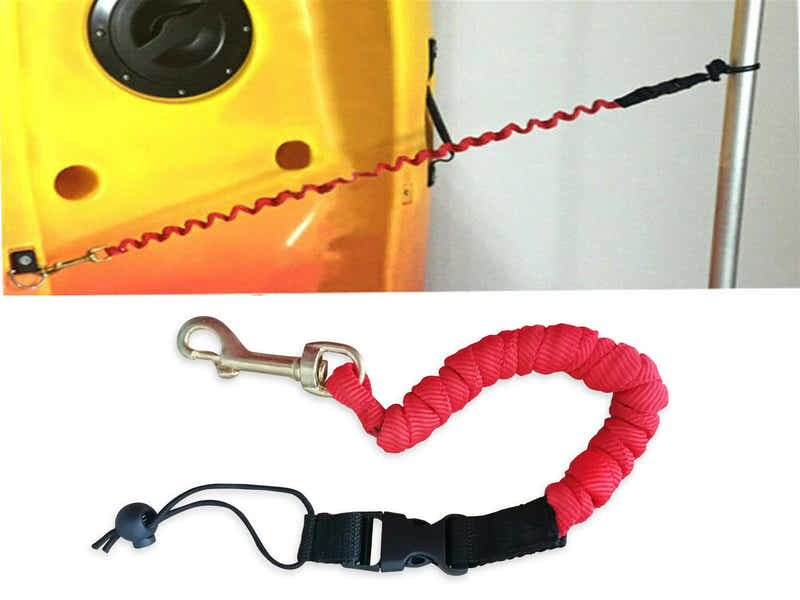 Kayak Paddle Leash with Brass Hooks