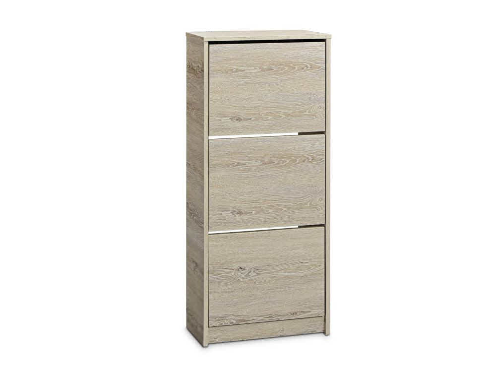 Enkel 3-Drawer Shoe Rack - Oak