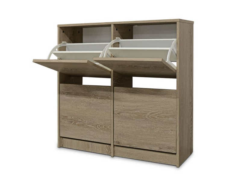 Enkel 4-Drawer Shoe Rack - Oak